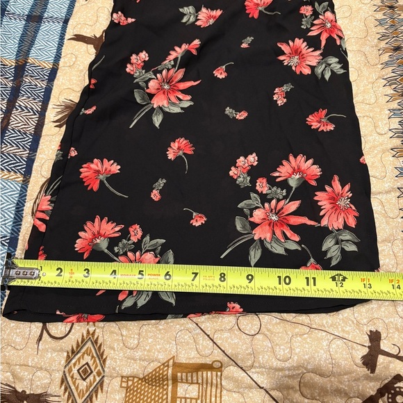 Dress Forum Los Angles Women's Black & Floral Split Leg Sheer Jumpsuit - Picture 10 of 12